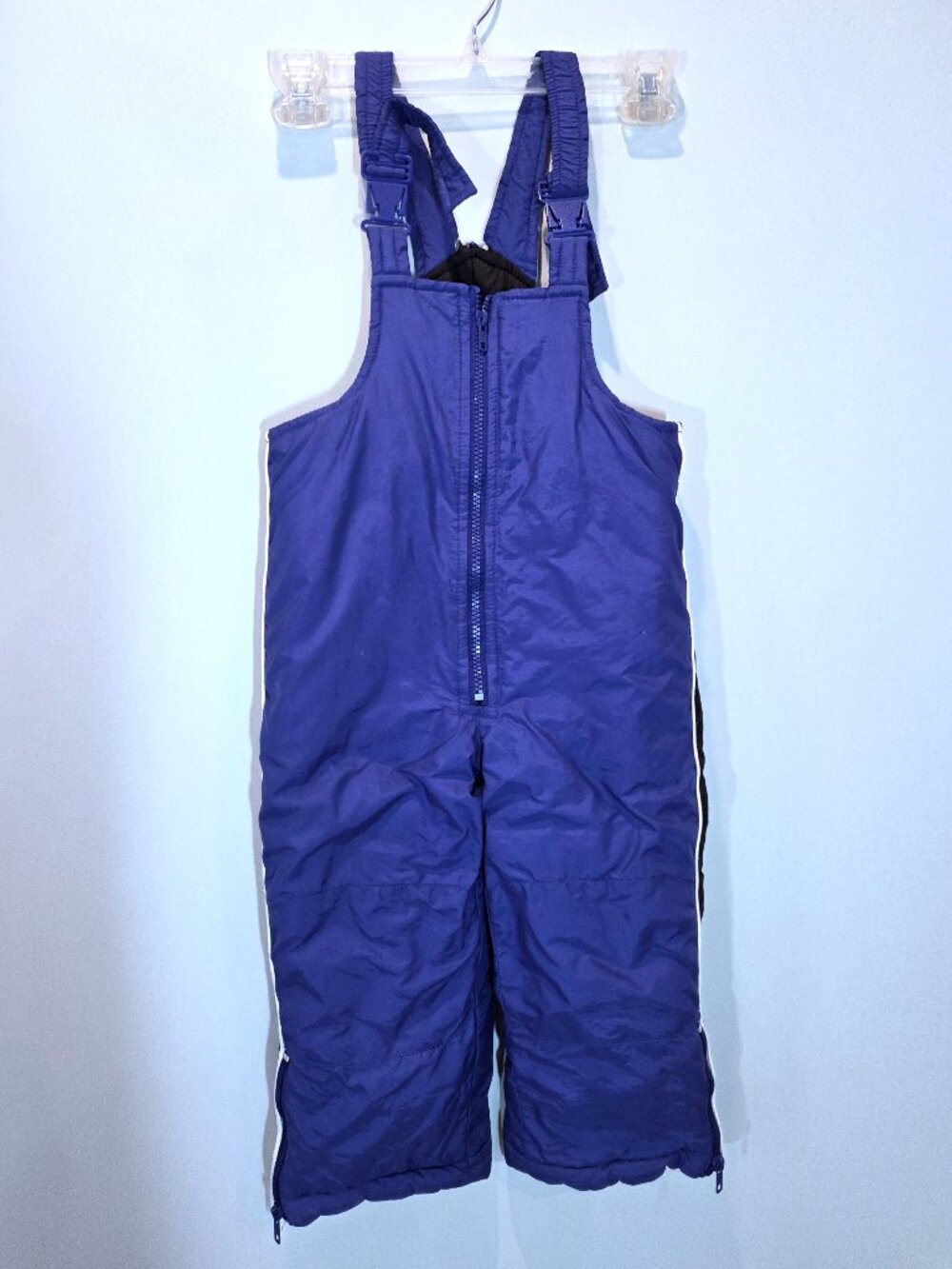 Blue & Black Snow Bib Overalls Size 4T